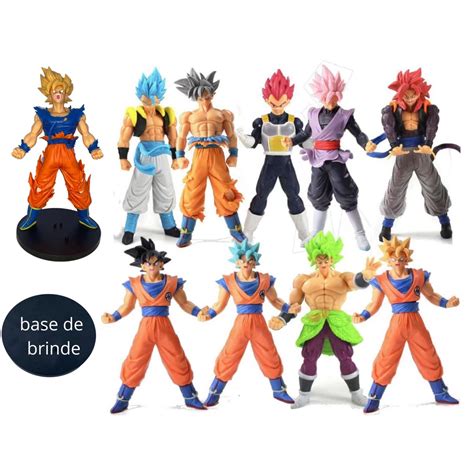 Boneco 18 Cm Para Colecionador Dragon Ball Goku Vegeta Broly