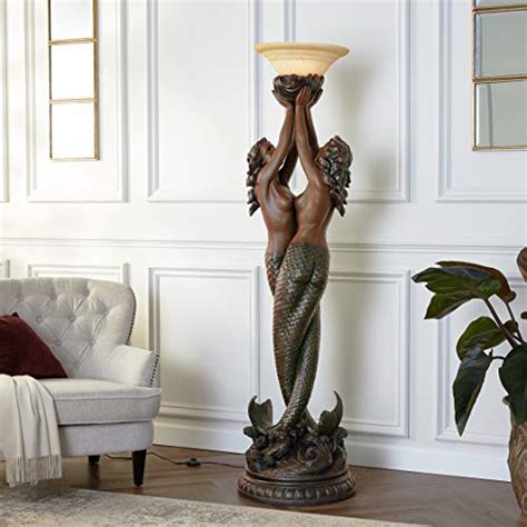 Design Toscano The Entwined Mermaids Sculptural Floor Lamp Pricepulse