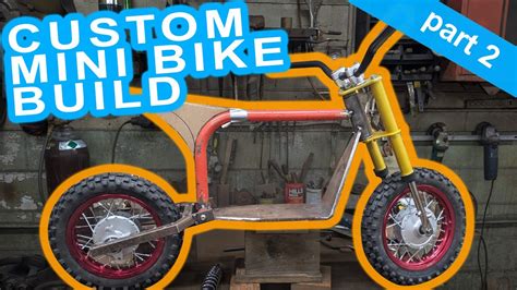 Custom Mini Bike Build Rear Suspension Part 2 Youtube