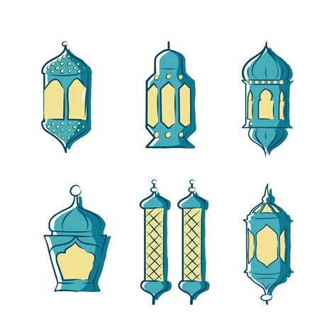 Ramadan Kareem Lantern Collection 2159938 Vector Art At Vecteezy