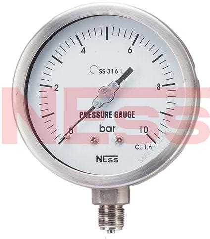 Stainless Steel Pressure Gauge Bourdon Tube Type At Best Price In Vapi