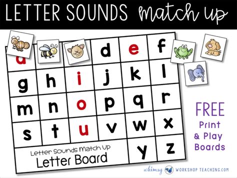 Letter Sound Games Printable Free