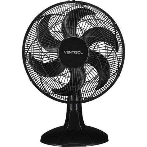 Ventilador De Mesa 40cm 220v Turbo Economy Preto Ventisol MadeiraMadeira