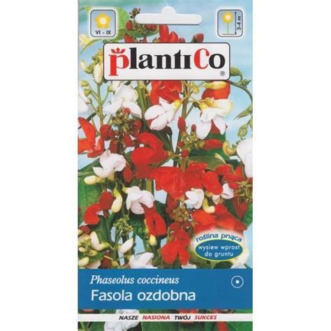 Fasola Ozdobna Phaseolus Mix 10g Plantico Rolno Ogrodniczy Pl