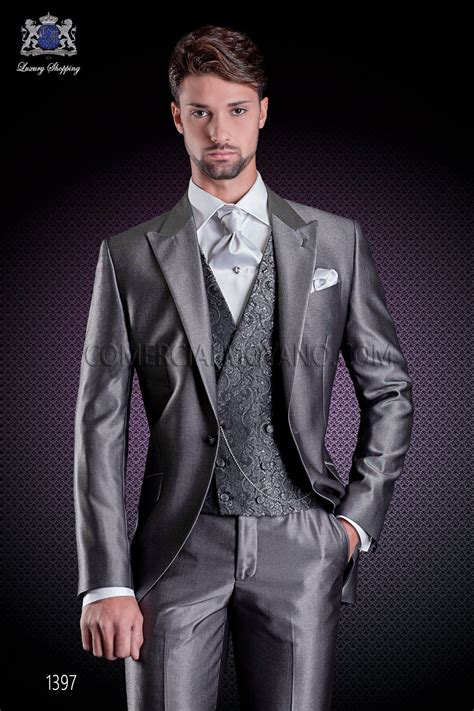 Traje De Novio Gris Trajes Para Hombre Boda Traje De Novio Traje De