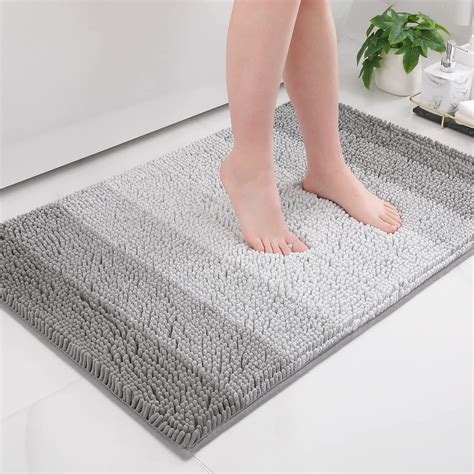 Smiry Luxury Microfiber Soft Large Chenille Bath Rug Quick Dry Non