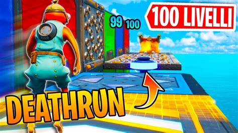 100 Livelli Di Default Deathrun Su Fortnite Youtube