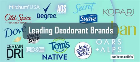 Best Men's and Women’s Deodorant Brands - Leading U.S Market