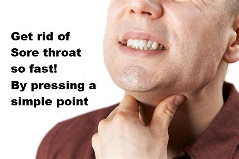 How To Get Rid Sore Throat Problems By Acupressure Point Acupressure