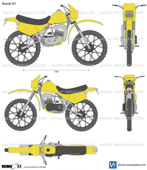 Templates Motorcycles Suzuki Suzuki S1