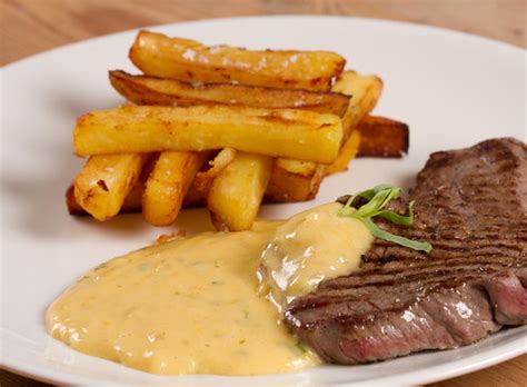 NAMI-NAMI: a food blog: Béarnaise sauce, grilled steak and home-made chunky potato chips