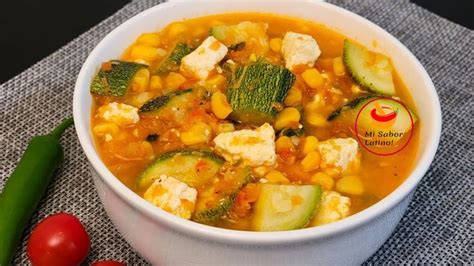 Sopa De Calabacitas Con Queso Comida Muy Economica Y Saludable Mi