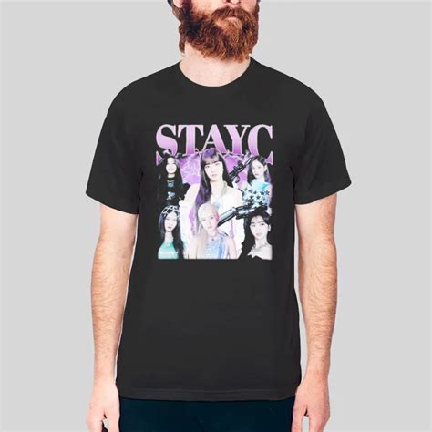 Retro World Tour Teenfresh Stayc Merch Shirt Hotter Tees