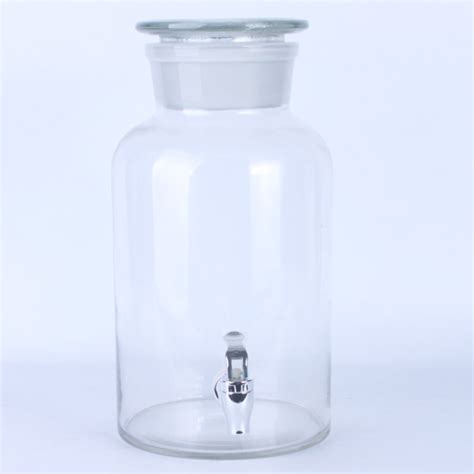 Glass Beverages Dispenser With Tap And Glass Lid ZhaohaiChina