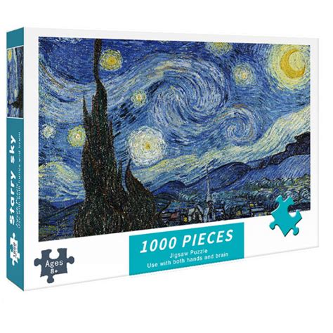 1000 Piece Puzzles For S Starry Night Jigsaw Puzzle 1000 Pieces Van