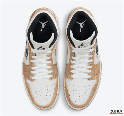 Aj1 Air Jordan 1 Mid Brushstroke” 9 月 1 日发售 货号：da8005 100 复刻鞋官网