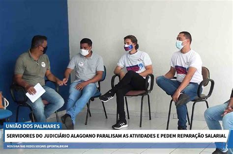 Servidores do judiciário alagoano paralisam as atividades e pedem