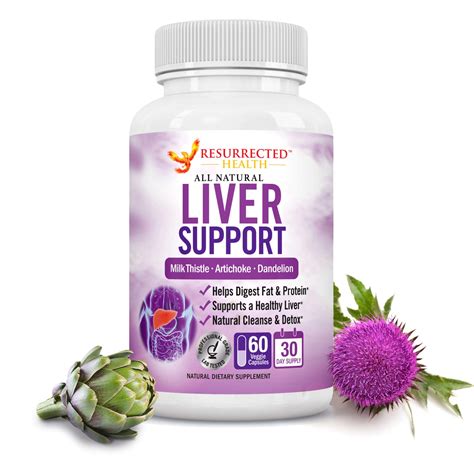 Buy Liver Cleanse Detox Liver Repair Formula With Milk Thistle Plant