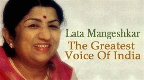 Download Lata Mangeshkar Greatest Voice Of India Wallpaper