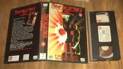 Friday The Th Part A New Beginning Vhs Video Ex Rental Big Box Cic