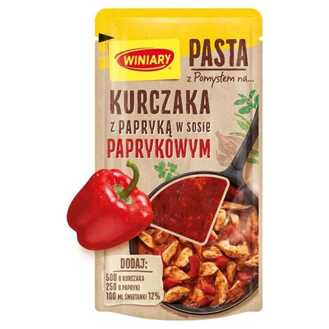 Winiary Pasta Z Pomys Em Na Kurczaka Z Papryk W Sosie Paprykowym