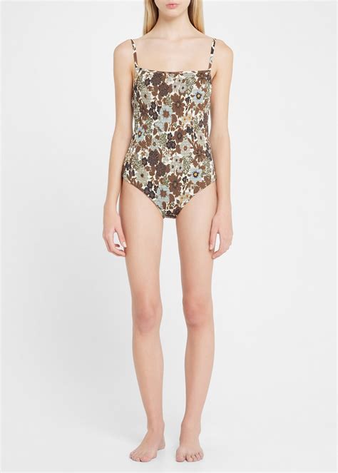 Constantine Smocked One Piece Swimsuit Editorialist