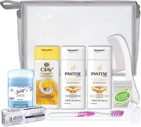 Convenience Kits Womens Pantene Travel Kit Olay Body Wash Crest