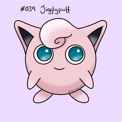 Pokemon 039 Jigglypuff By Alexozart On Deviantart