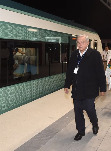 La Jornada Abre Amlo El Tramo Canc N A Palenque Del Tren Maya