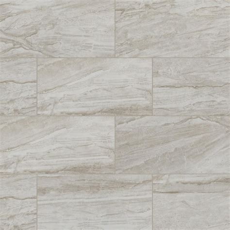 TrafficMaster Vigo Gris 12 In X 24 In Matte Stone Look Ceramic Floor