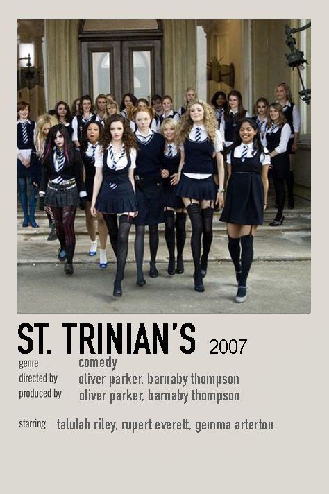 St. Trinians Minimal Movie Poster | Girly movies, Movie character ...