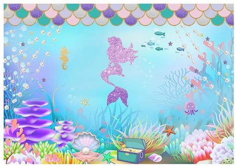 Our Mermaid Birthday Party Or Under The Sea Photography Backdrop Is The