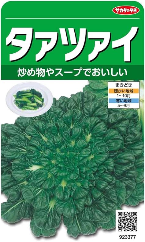 Amazon サカタのタネ 実咲野菜3377 タァツァイ 00923377 野菜