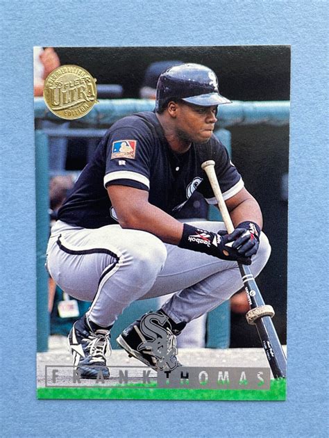 1995 Fleer Ultra Baseball Frank Thomas Gold Medallion Edition 34 Hof