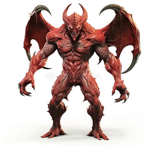 Supernatural Realism 3d Render Of Demon Monster In Rob Liefeld Style