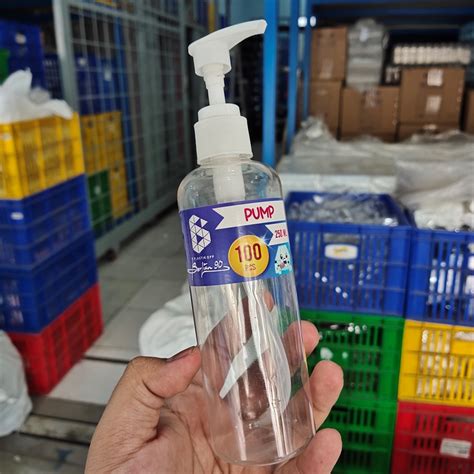 ISI 100 PCS Botol Pump 250 Ml Botol Hand Sanitizer Botol Sabun Botol