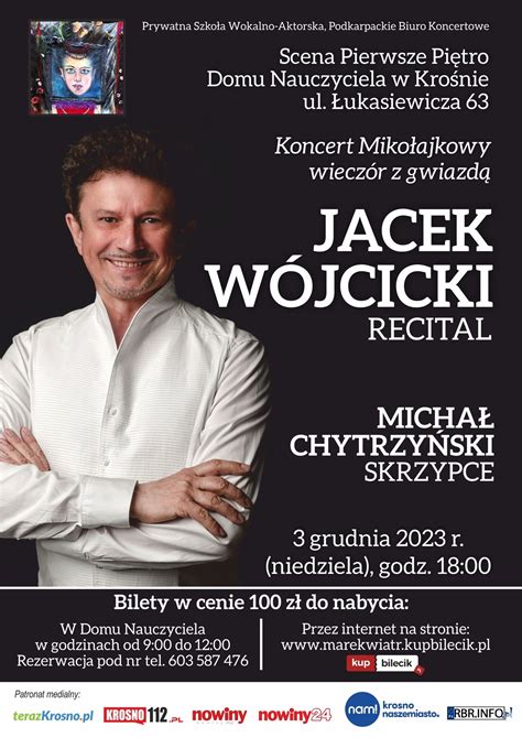 Koncert Mikołajkowy wieczór z gwiazdą Jacek Wójcicki Recital