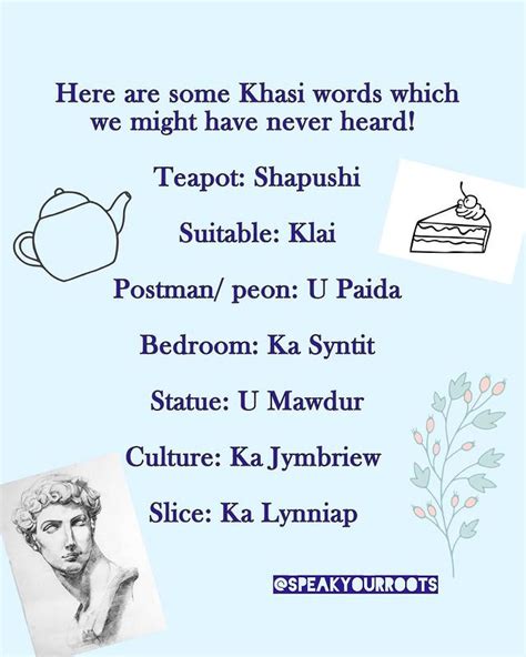 Some Khasi words which we might have never heard!