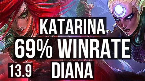 KATA Vs DIANA MID 23 2 11 69 Winrate 7 Solo Kills Legendary 1