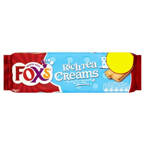 Fox's Rich Tea Finger Cream Biscuits - 175g - Pack of 2 (175g x 2)