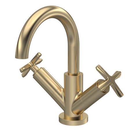 Nuie Aztec Mono Basin Mixer Brushed Brass Get My Taps