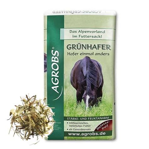 Agrobs Gr Nhafer F R Pferde Kg Fuettern Mit Spass