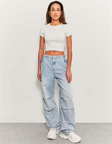 Knoten Boykott Aus Tally Weijl Baggy Jeans Zusammengesetzt Futter Unser