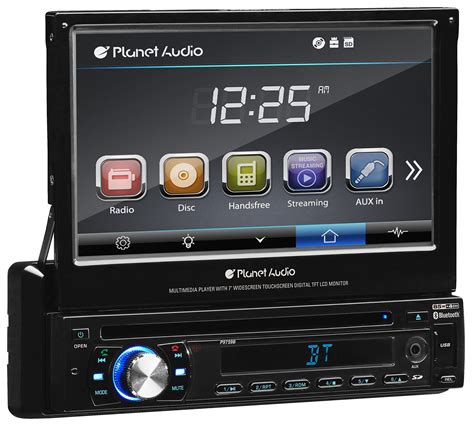 Buy Planet Audio P9759B Single Din Touchscreen Bluetooth DVD CD MP3