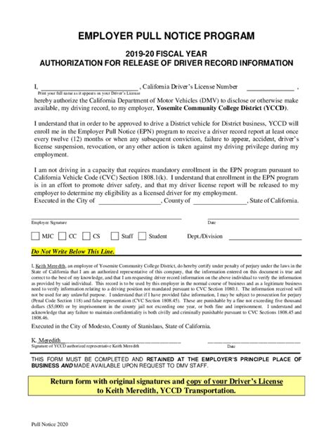 Fillable Online Fillable Online Employer Pull Notice Program Forms