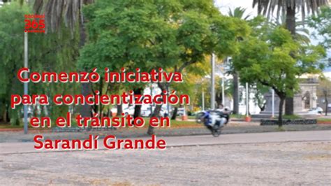 Comenzó iniciativa para concientización en el tránsito en Sarandí