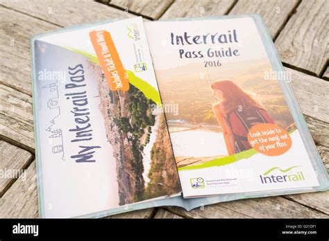 Interrailing - Interrail pass ticket and travel documents Stock Photo: 105138741 - Alamy