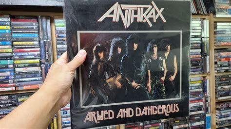 Anthrax Armed And Dangerous Vinyl Photo Metal Kingdom