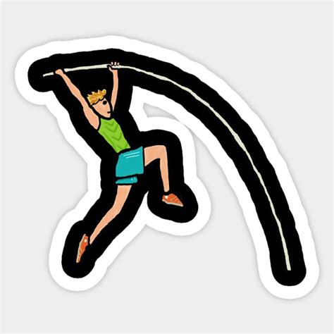 Pole Vaulting Pole Vault Sticker Teepublic