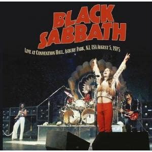 Black Sabbath Live At Convention Hall Asbury LPCDreissues